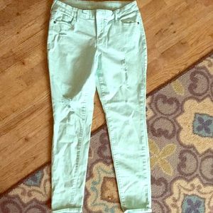 Old Navy mint jeans